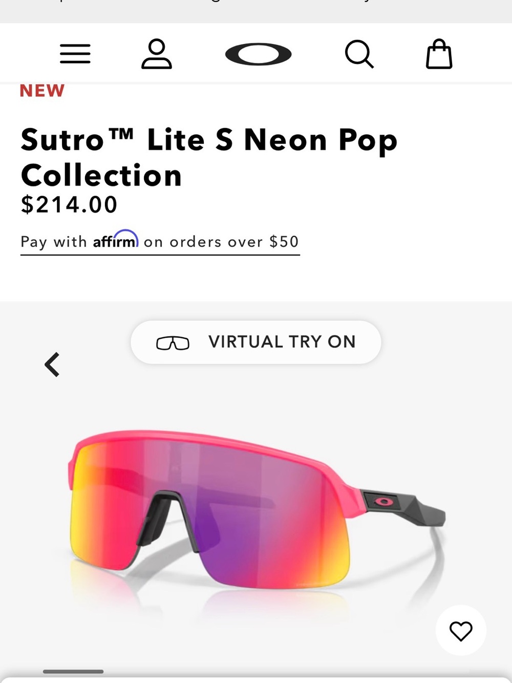 Oakley Sutro Lite S Neon Pop Sunglasses / Brand new/never worn